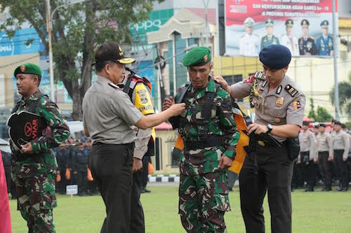 Kapolri Pimpin Apel Kesiapan Pasukan Cegah Karhutla dan Resmikan Aplikasi Polisi Wonk Kito