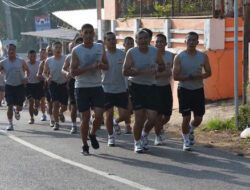 Danrem 044/Gapo Ajak Olahraga Bersama