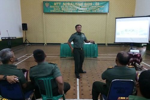 Bios 44 Disosialisasikan Di Kodim 0609/Kab. Bandung Jawa Barat