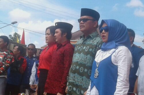 Ribuan Masyarakat Menyemut, Ikut dan Dukung Deklarasi Joncik-Yulius