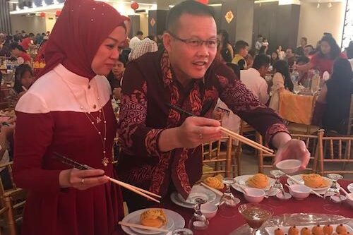 Cagub Sumsel Aswari Sampaikan Pesan Kerukunan Pada Perayaan Imlek