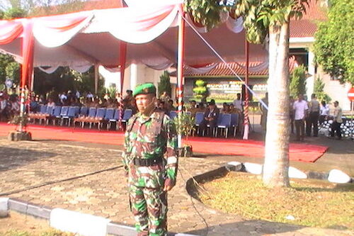 Apel Kesiagaan Personel & Materiil Penanggulangan Karhutbunla di Kab. Banyuasin