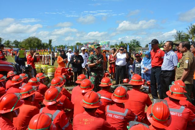 Jaga Sumsel Zero Asap, Satgas Gelar Apel Kesiapsiagaan Karhutbunla