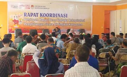 KPU OKI Akan Gelar Rapat Pleno Rekapitulasi Penghitungan Suara Pilkada 2018