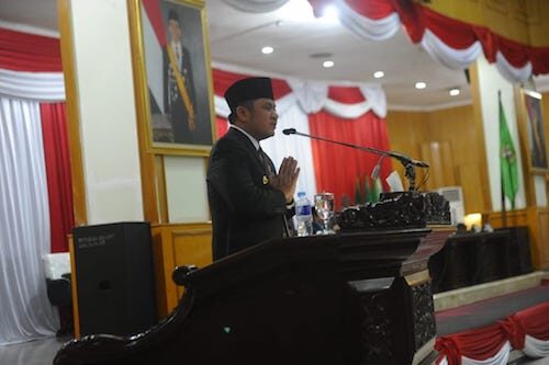Gubernur Sumsel Teken Nota Kesepakatan KUA dan PPAS APBD 2019