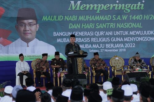Muba Mengaji dan Sarjana Bina Desa Program Religius Pemkab Muba