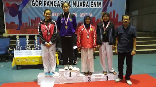 Borong Delapan Medali Emas, Muba Duduki Runner Up Open Turnamen Taekwondo