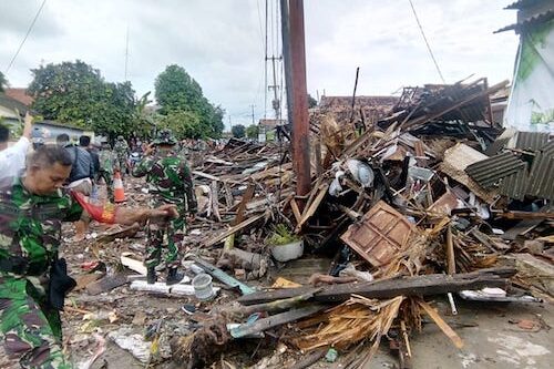 Perak Cepat, Kodam II/Swj Kerahkan Pasukan Bantu Korban Tsunami