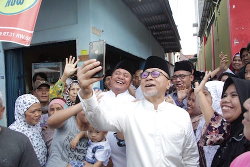 Ketua MPR RI DR H Zulkifli Hasan : Beruntunglah Rakyat  Sumsel Punya Gubernur seperti Herman Deru