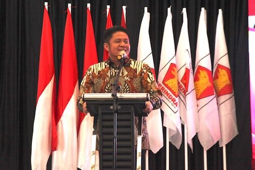 Gubernur Herman Deru Hadiri Pengukuhan DPD Partai Gerindra Sumsel