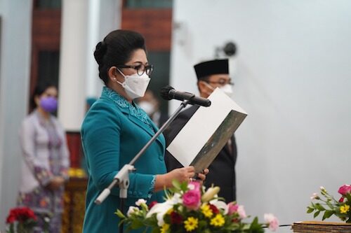 Usai Dilantik, Enam Ketua TP PKK Diminta Serius Tekan Angka Stunting Sumsel