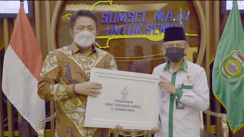 Melalui Gerakan Cinta Zakat, Herman Deru Dorong Baznas Jaga Kepercayaan Umat
