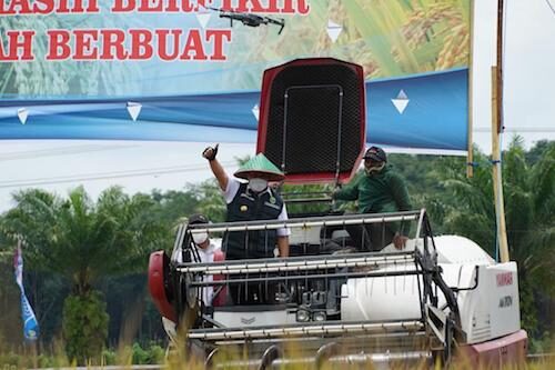 Mentan Dukung Usulan Herman Deru Ekspor Beras Sumsel