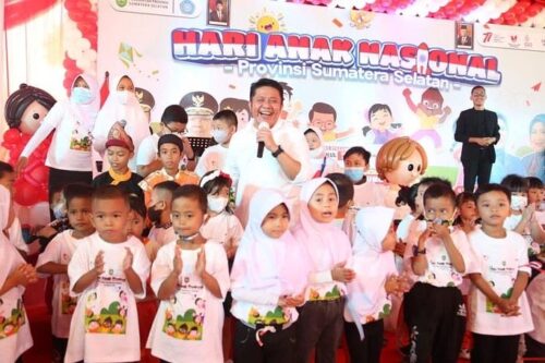 Herman Deru: Hari Anak Momentum Tingkatkan Kesadaran Terhadap Hak Azazi dan Kehormatan Anak