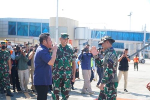 Panglima TNI Ucapkan Terimakasih Pada Herman Deru, Latgabma Super Garuda Shield 200 di Sumsel Berjalan Lancar