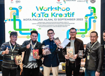 menparekraf sandiaga uno kopi pagar alam sumatera selatan workshop kreatif umkm
