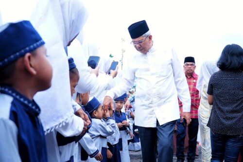 Cetak Generasi Berakhlak, Mawardi Yahya Resmikan Tk Islam Terpadu Yahya Al-Haq di Ogan Ilir