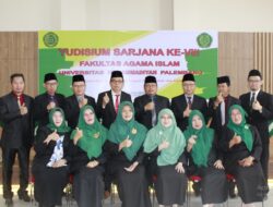 31 Alumni FAI Universitas Muhammadiyah Palembang Jalani Yudisium:  Dituntut Menjadi Pribadi Profesional Untuk Hadapi  Kompetisi Dunia Kerja yang Tajam