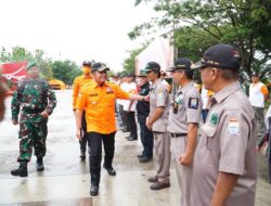 ANTISIPASI BENCANA ALAM, PEMPROV SIAGAKAN RATUSAN PERSONIL DAN PERALATAN