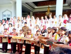 Memeriahkan Hari Ibu ke-94 Digelar Kegiatan  Menjahit Bendera Merah Putih Oleh Istri Gubernur Se-Indonesia