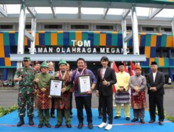 Gubernur Sumsel Resmikan Taman Olahraga dengan Bangunan Terbesar Berbentuk Tanjak di Lubuklinggau 