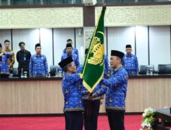Ketua Umum Dewan Pengurus Korpri Pusat Kukuhkan Sekda SA Supriono Sebagai  DP Korpri Sumsel Masa Bakti 2022-2027 