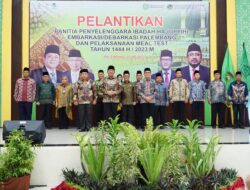 Lantik PPIH Tahun 2023, Herman Deru: Berikan Pendampingan Kepada Para Jemaah Mulai dari  Pemberangkatan Hingga Kepulangan