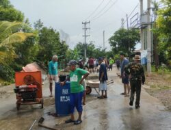 Dengan Dukungan Penuh H Candra, Warga RW 12 Kelurahan Sukarami Kecamatan Sukarami Palembang Sukses Renovasi Jalan